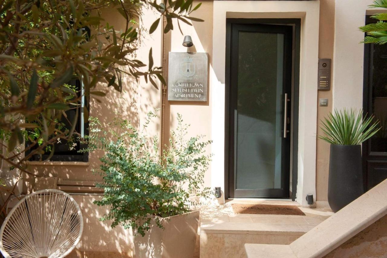 Corfu Town Stylish Twin Apartment ภายนอก รูปภาพ